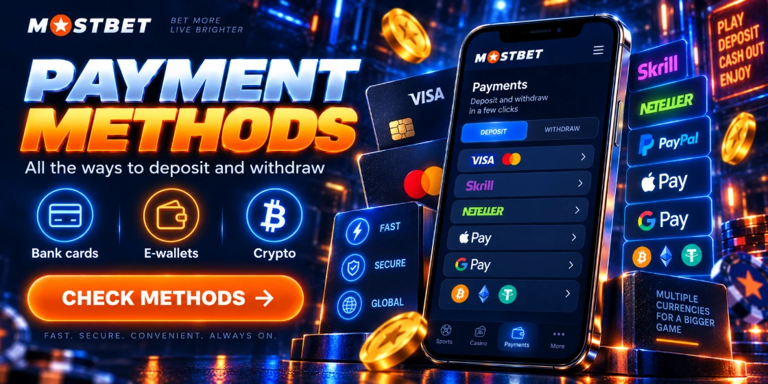 Mostbet Ödəniş Methods